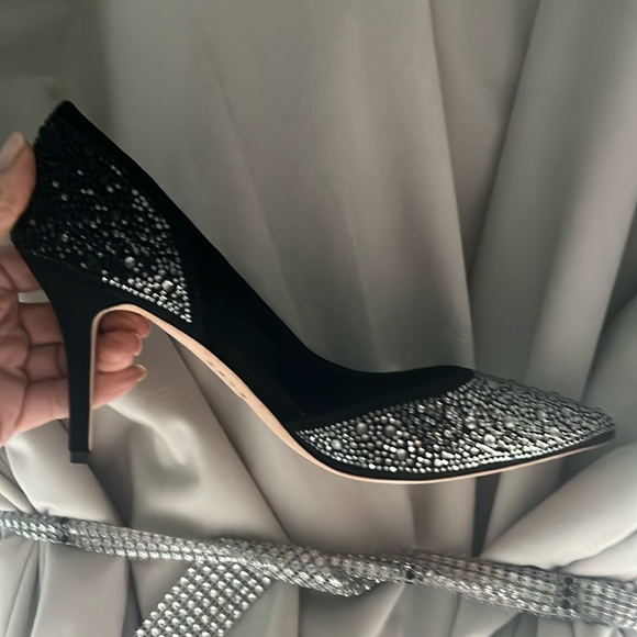 White House black market bling ombré crystal heels - Picture 1 of 13